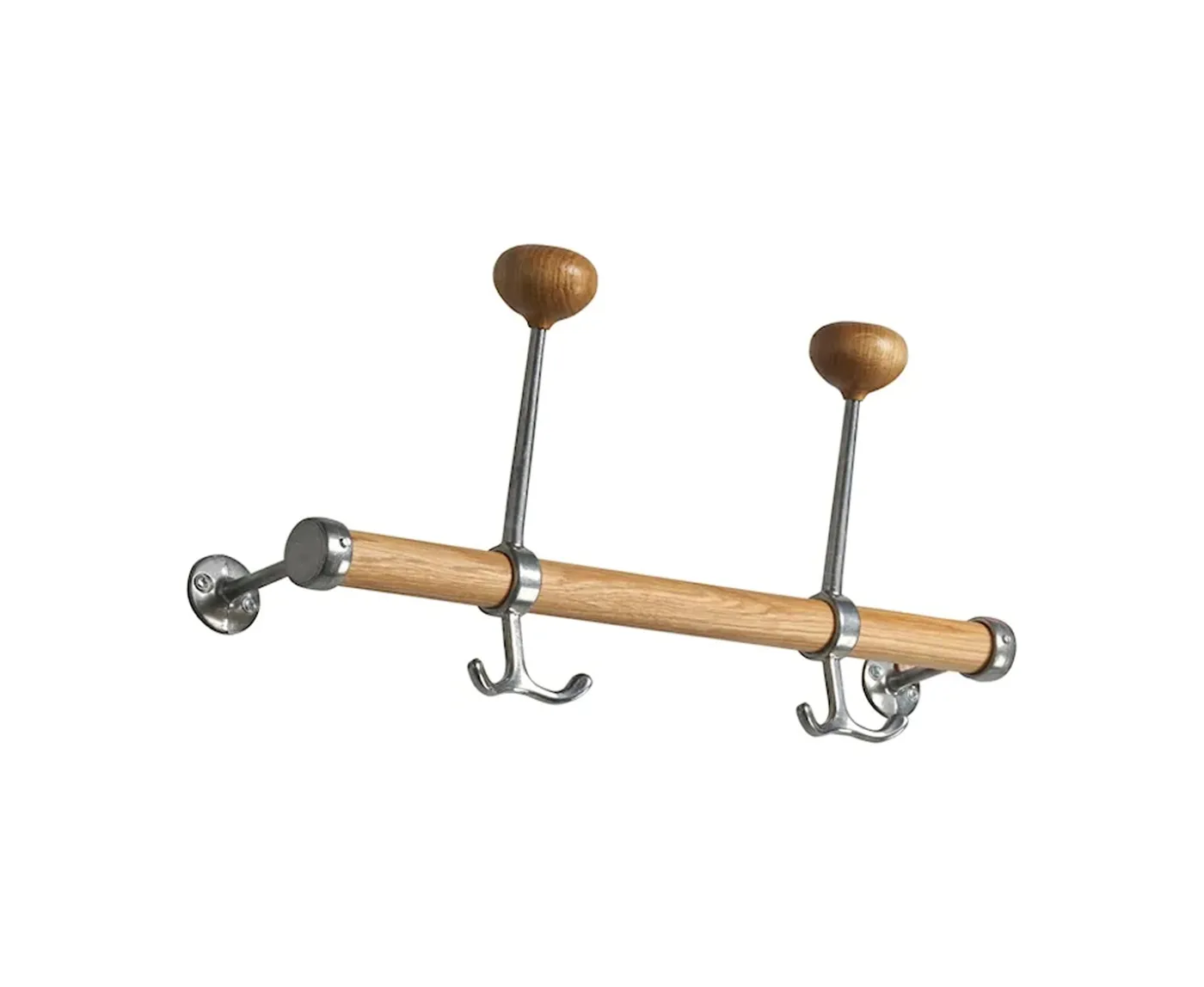 Essem Design Gustav Hattkroklist Ek/Aluminium 40cm