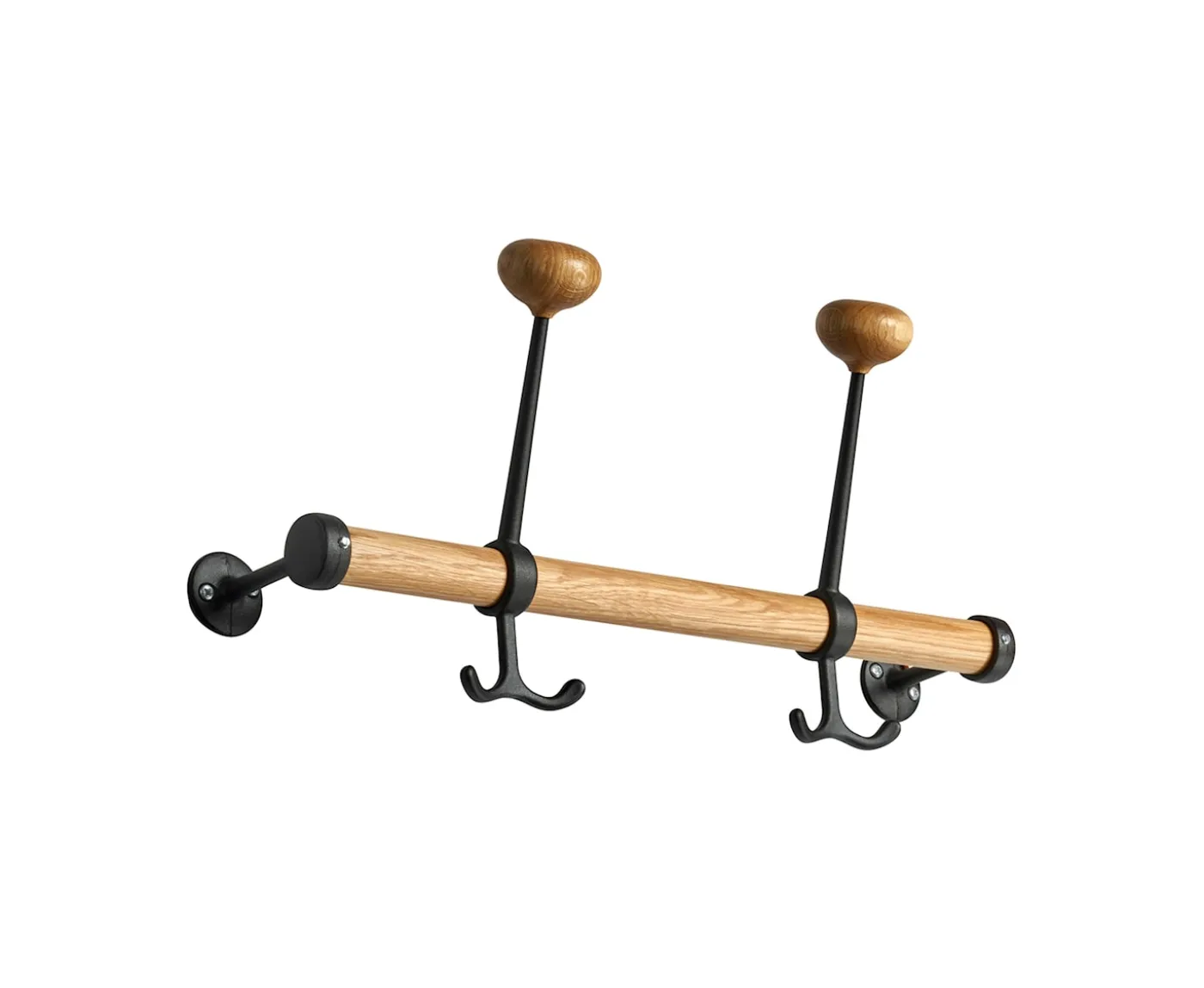 Essem Design Gustav Hattkroklist Ek/Svart 40cm