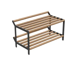 Essem Design Tamburin Skohylla Ek/Svart 60cm