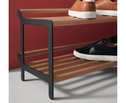 Essem Design Tamburin Skohylla Ek/Svart 60cm