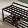 Essem Design Tamburin Skohylla Svartbetsad Ek/Svart 100cm