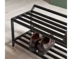 Essem Design Tamburin Skohylla Svartbetsad Ek/Svart 100cm