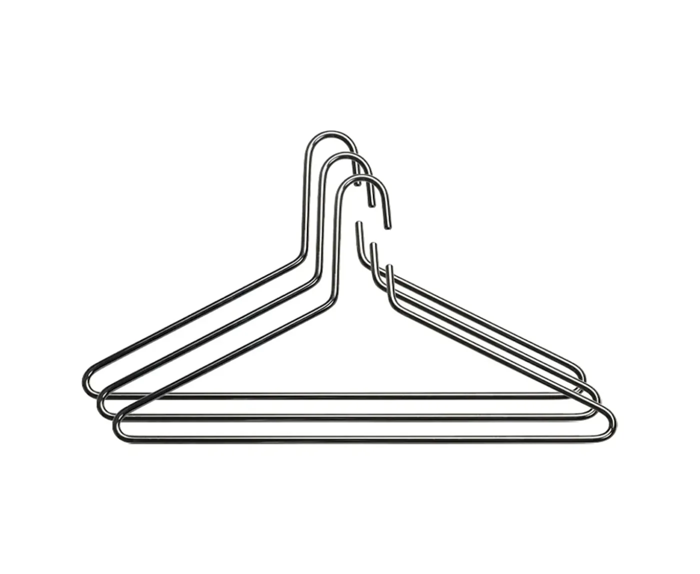 Essem Design Triangel Galge Krom 3-pack