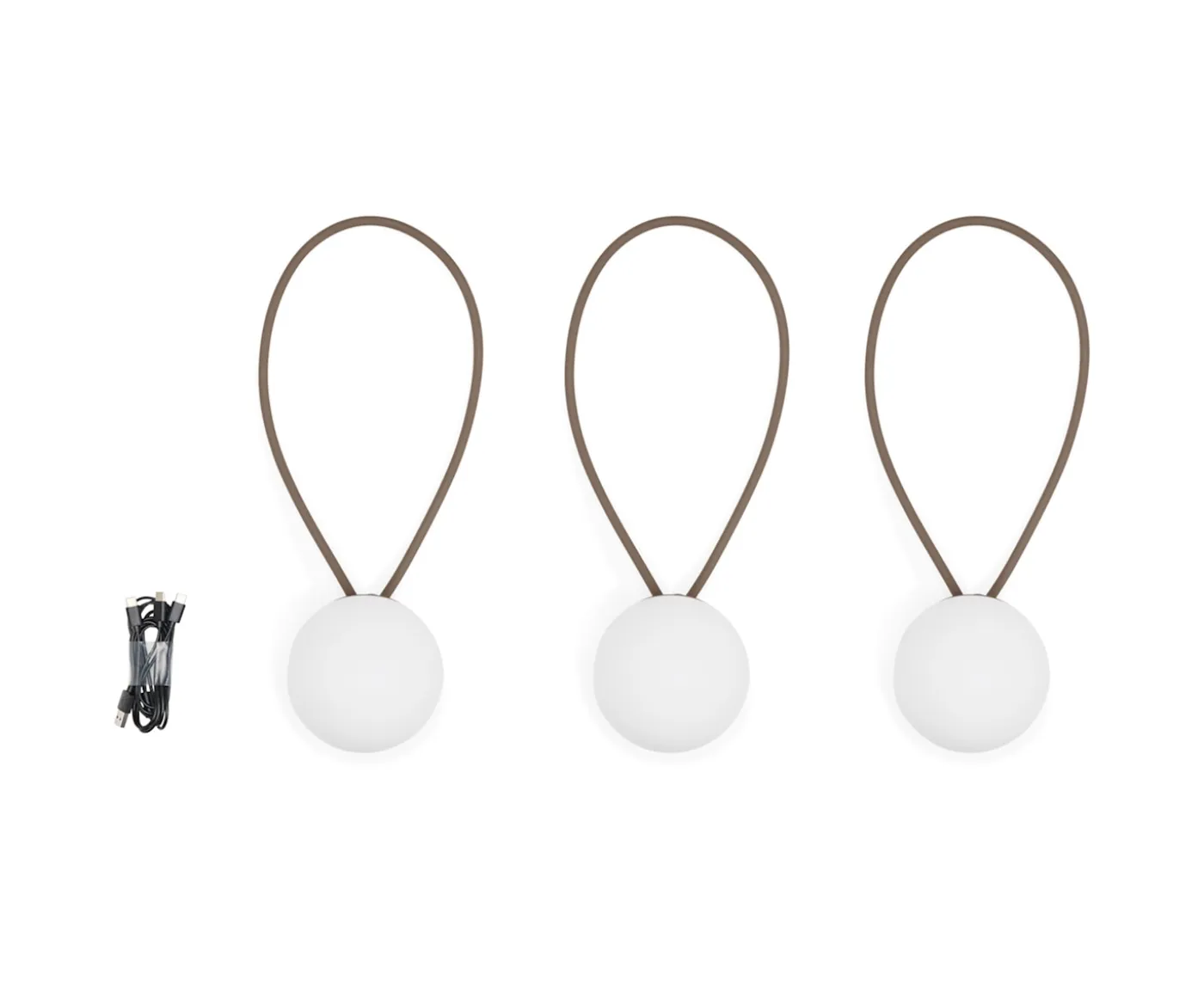 Fatboy Bolleke Mini Portabel Lampa Taupe 3-pack