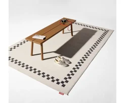 Fatboy Carpretty Petit Utomhusmatta Check Anthracite/Creme 160x230