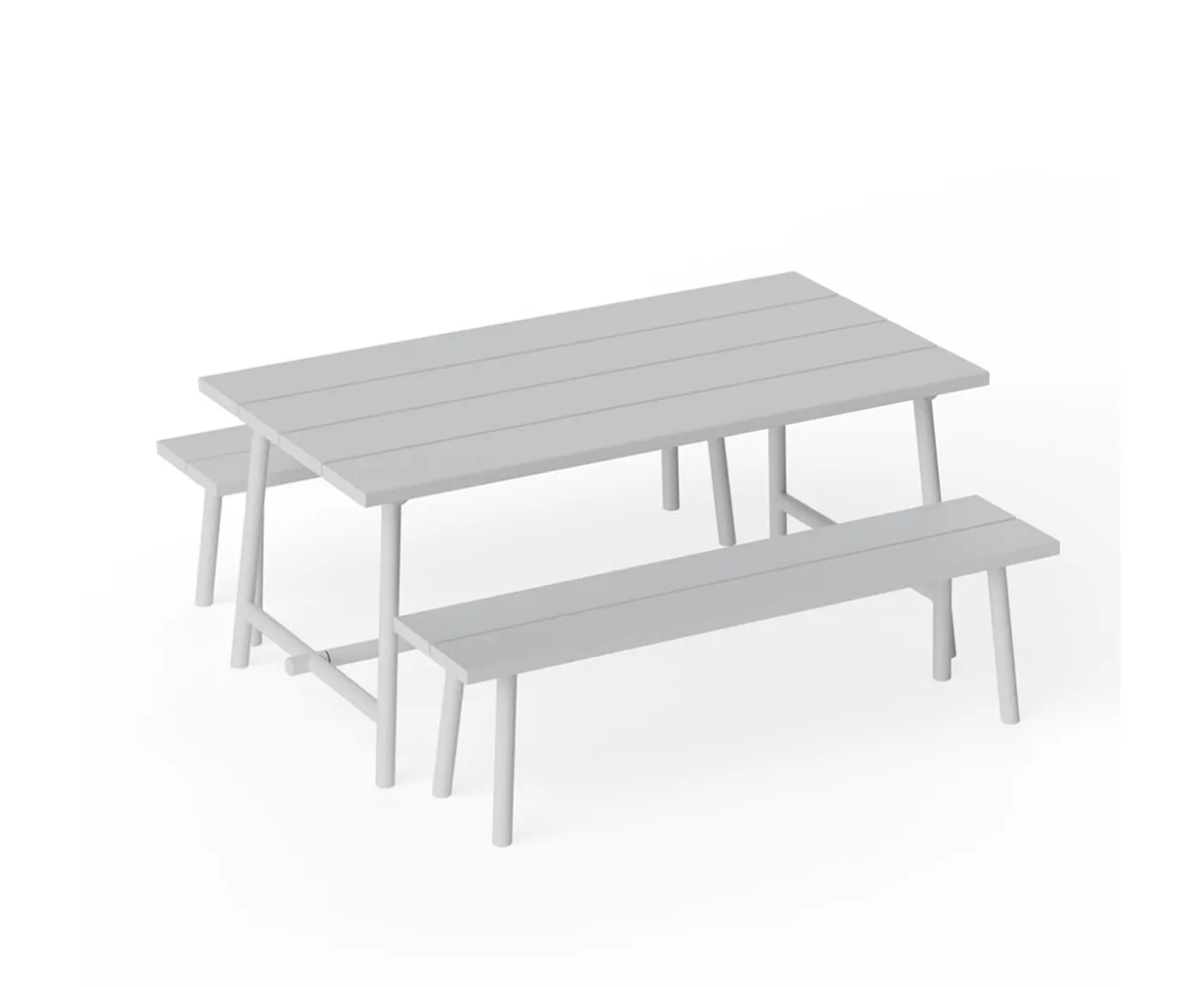 Fatboy Fred's Bänk Light Grey 160cm