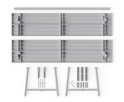 Fatboy Fred's Matbord Light Grey 220cm