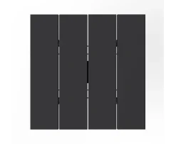 Fatboy Fred's Square Bistreau Bord Anthracite 80x80