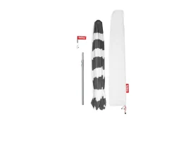 Fatboy Stripesol Parasoll inkl. Fot Anthracite/Black Ø350