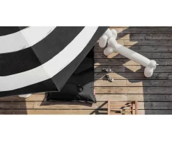 Fatboy Stripesol Parasoll inkl. Fot Anthracite/Black Ø350