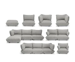 Fatboy Sumo Mingle 4-sits Soffa Grid Stone 301cm