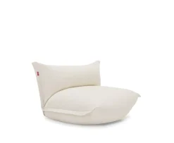Fatboy The BonBaron Slim Loungestol Recycled Bouclé Creme