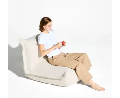 Fatboy The BonBaron Slim Loungestol Recycled Bouclé Creme