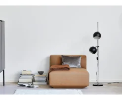 Frandsen Ball Double Golvlampa Matt Black 149cm