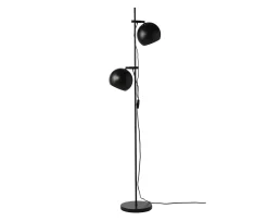 Frandsen Ball Double Golvlampa Matt Black 149cm