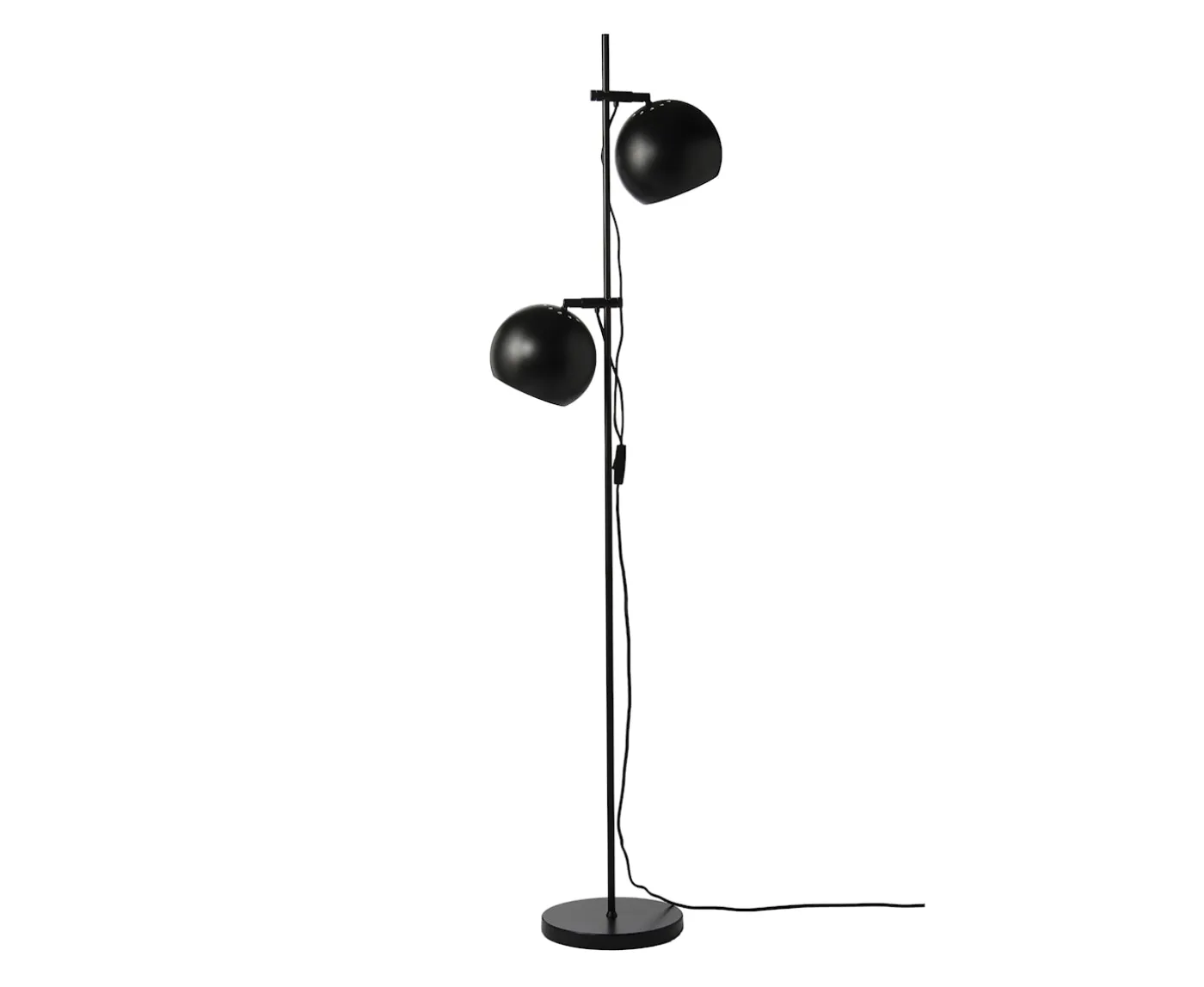 Frandsen Ball Double Golvlampa Matt Black 149cm
