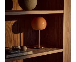 Frandsen Ball Glass Bordslampa Amber Ø18