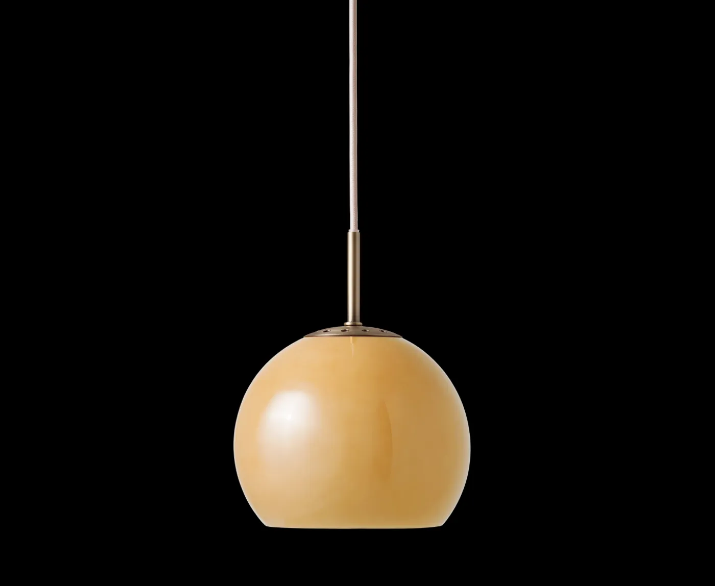 Frandsen Ball Glass Taklampa Amber Ø18