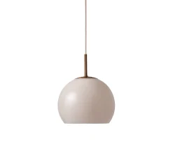 Frandsen Ball Glass Taklampa Sand Grey Ø18