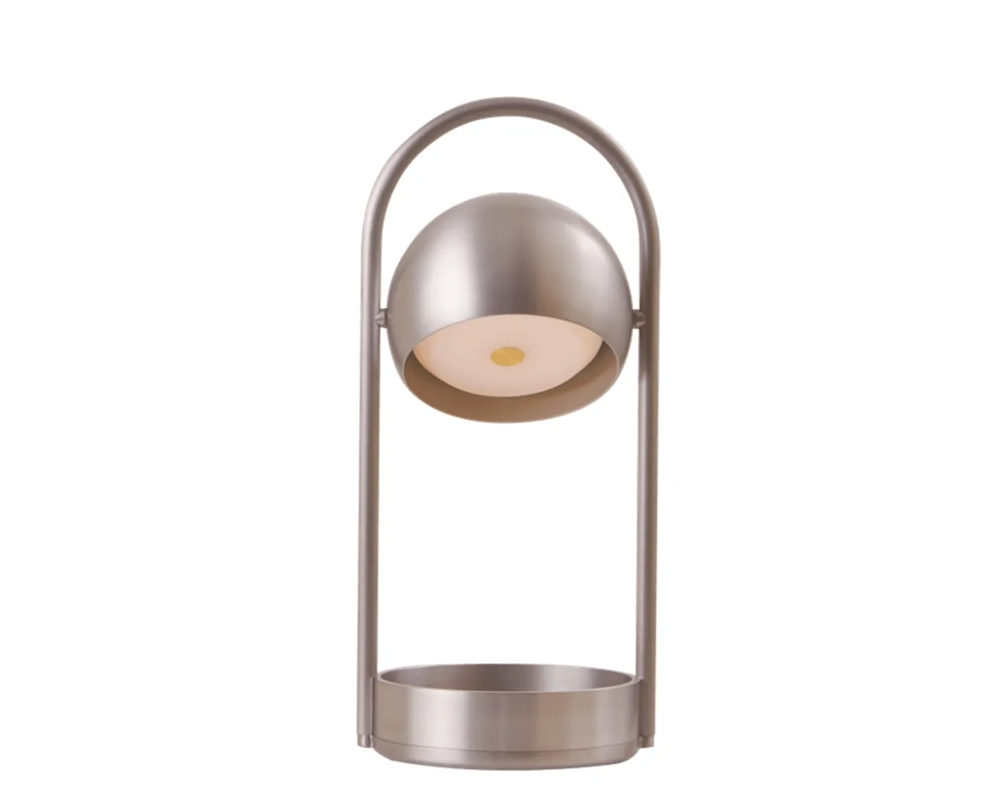 Frandsen Ball Portabel Bordslampa Brushed Aluminium 32cm
