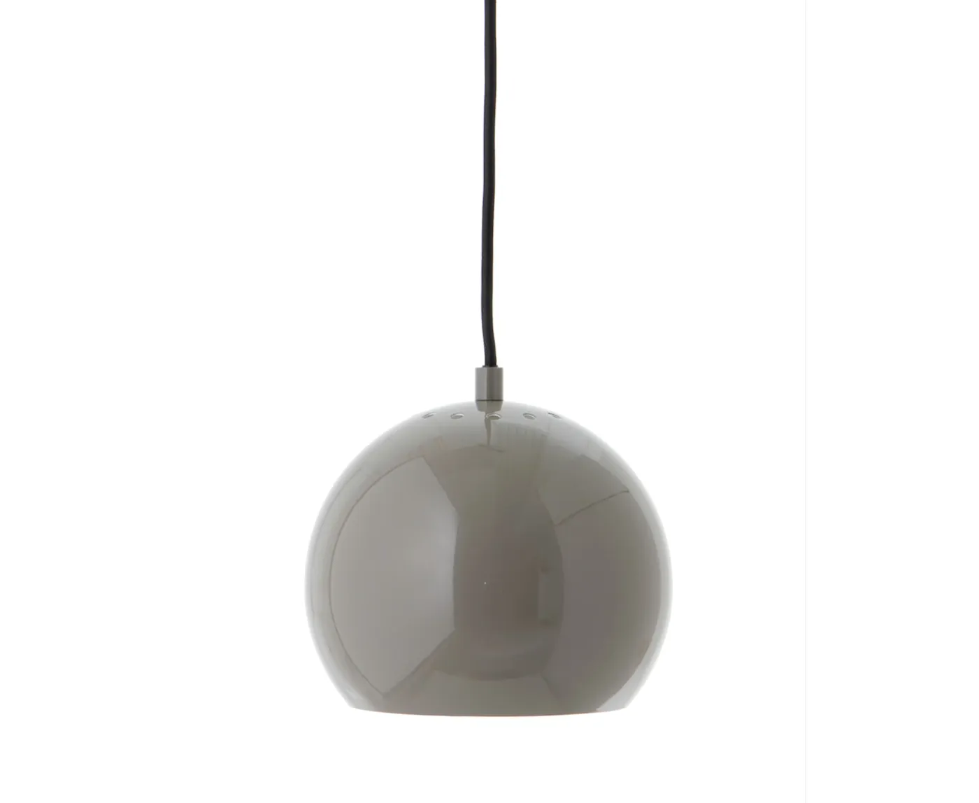 Frandsen Ball Taklampa Glossy Warm Grey Ø18