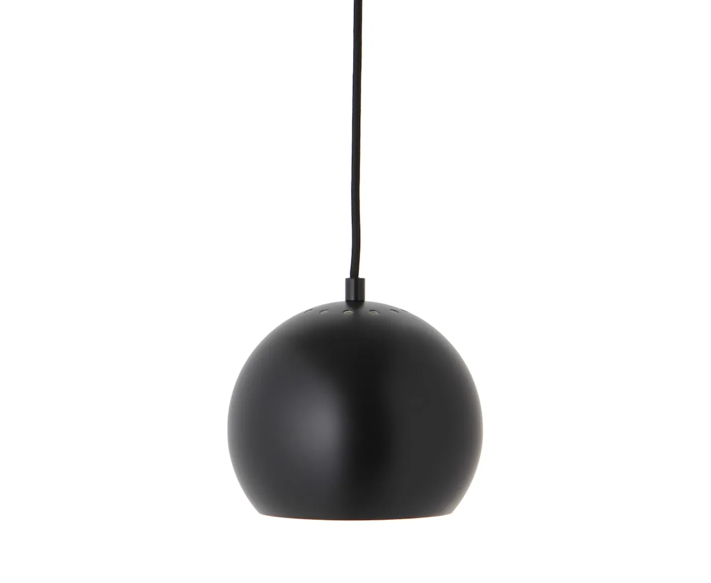 Frandsen Ball Taklampa Matt Black Ø18