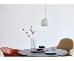 Frandsen Ball Taklampa Matt White Ø18