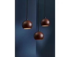Frandsen Ball Taklampa Walnut Ø12