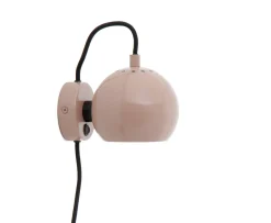 Frandsen Ball Vägglampa Glossy Nude Ø12