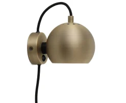 Frandsen Ball Vägglampa Matt Antique Brass Ø12
