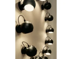 Frandsen Ball Vägglampa Matt Black Ø12
