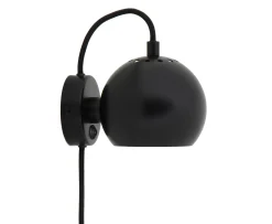 Frandsen Ball Vägglampa Matt Black Ø12