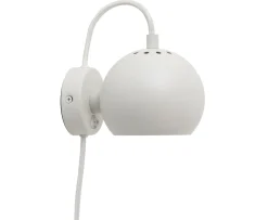 Frandsen Ball Vägglampa Matt White Ø12