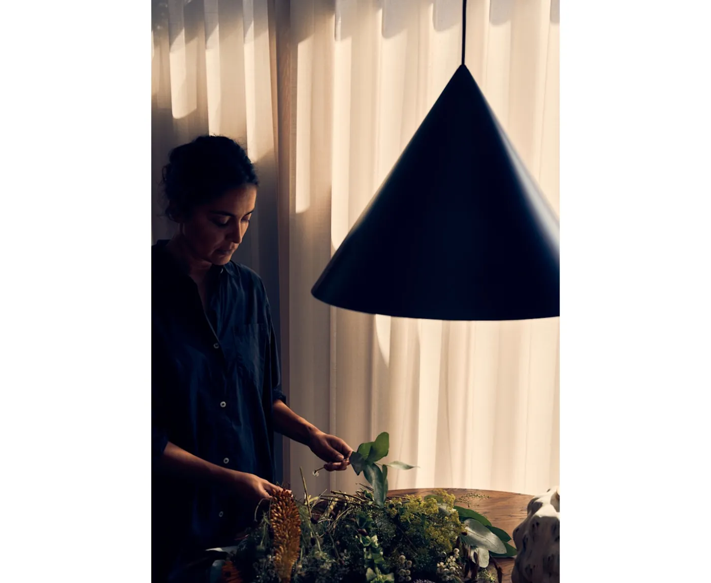 Frandsen Benjamin Taklampa Matt Black Ø46