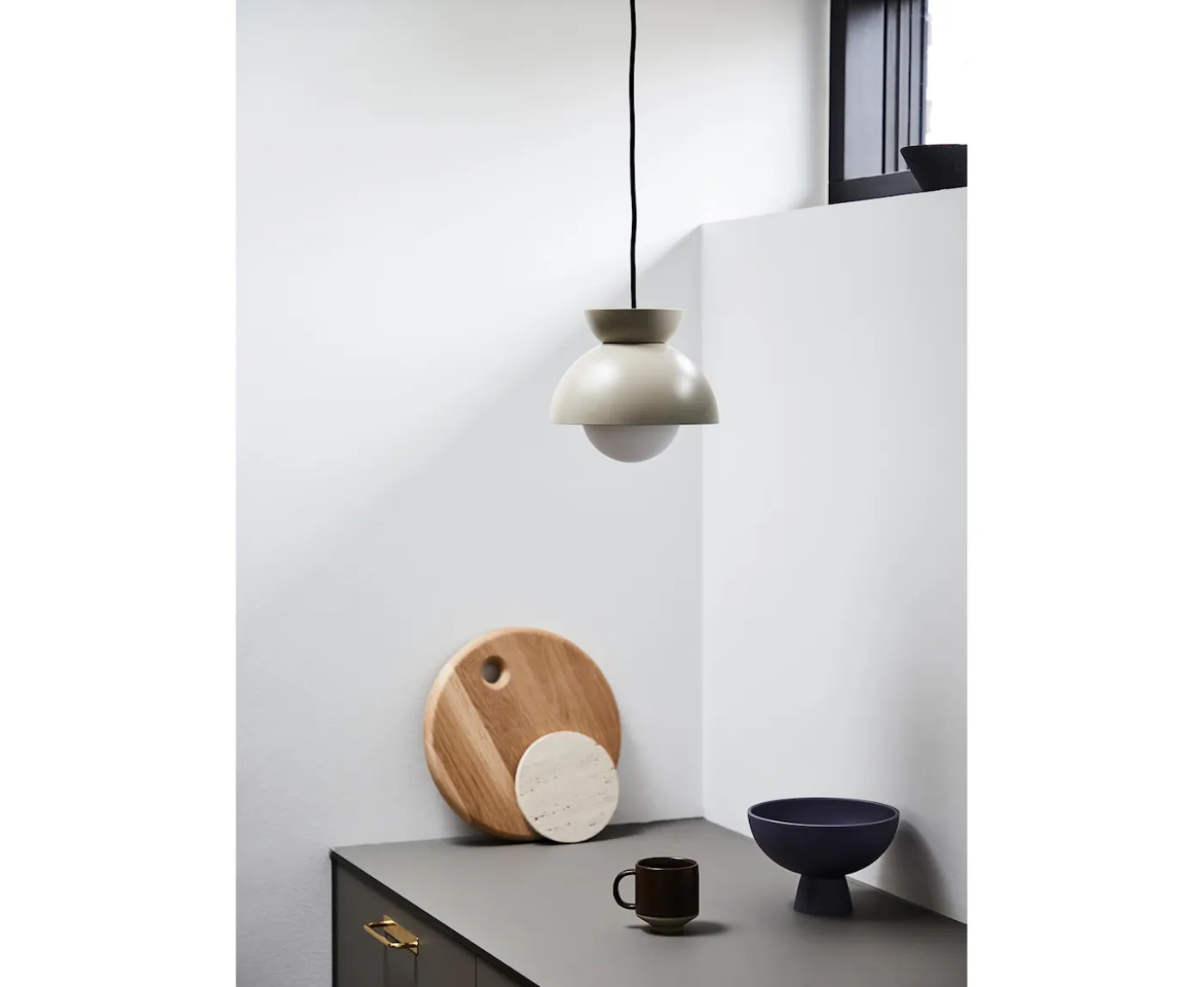 Frandsen Butterfly Taklampa Matt Tan Grey Ø21