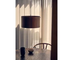 Frandsen FM 1954 Taklampa Walnut Ø41