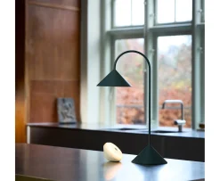 Frandsen Grasp Portabel Bordslampa Matt Petroleum 47cm