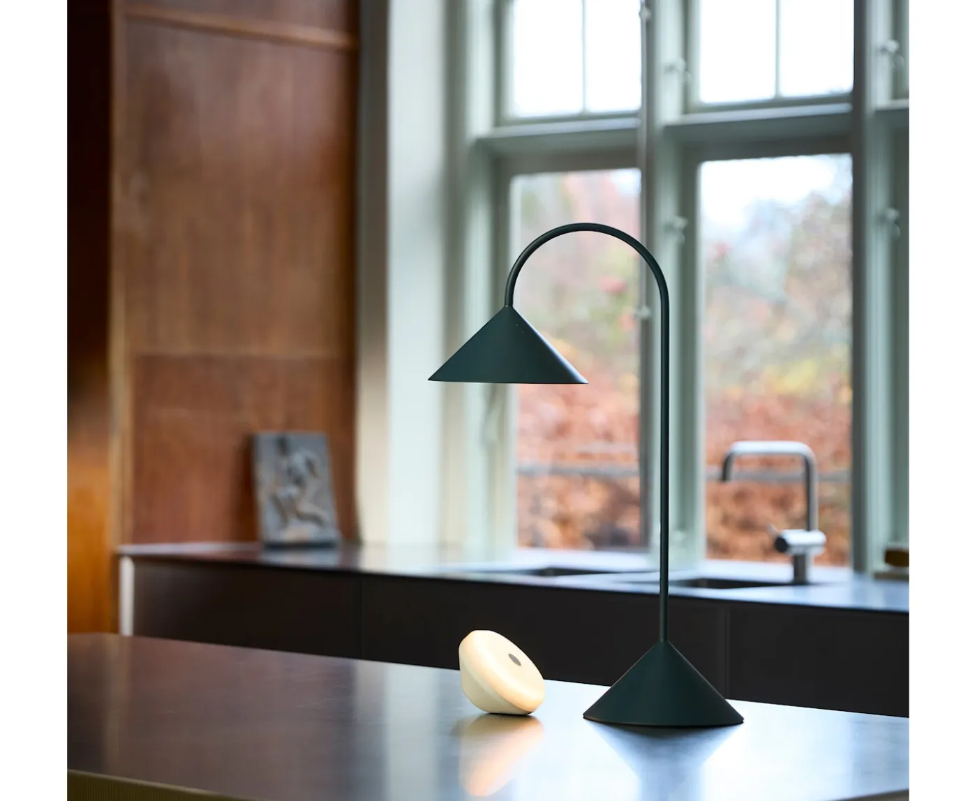 Frandsen Grasp Portabel Bordslampa Matt Petroleum 47cm