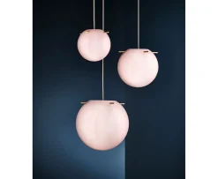 Frandsen Koi Taklampa Opal Rose/Brass Ø25