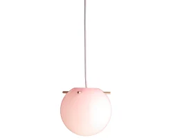 Frandsen Koi Taklampa Opal Rose/Brass Ø25