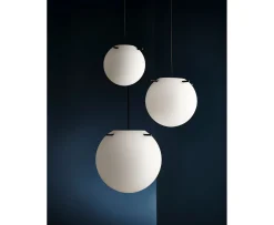 Frandsen Koi Taklampa Opal White/Black Ø19