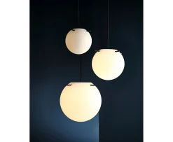 Frandsen Koi Taklampa Opal White/Black Ø32