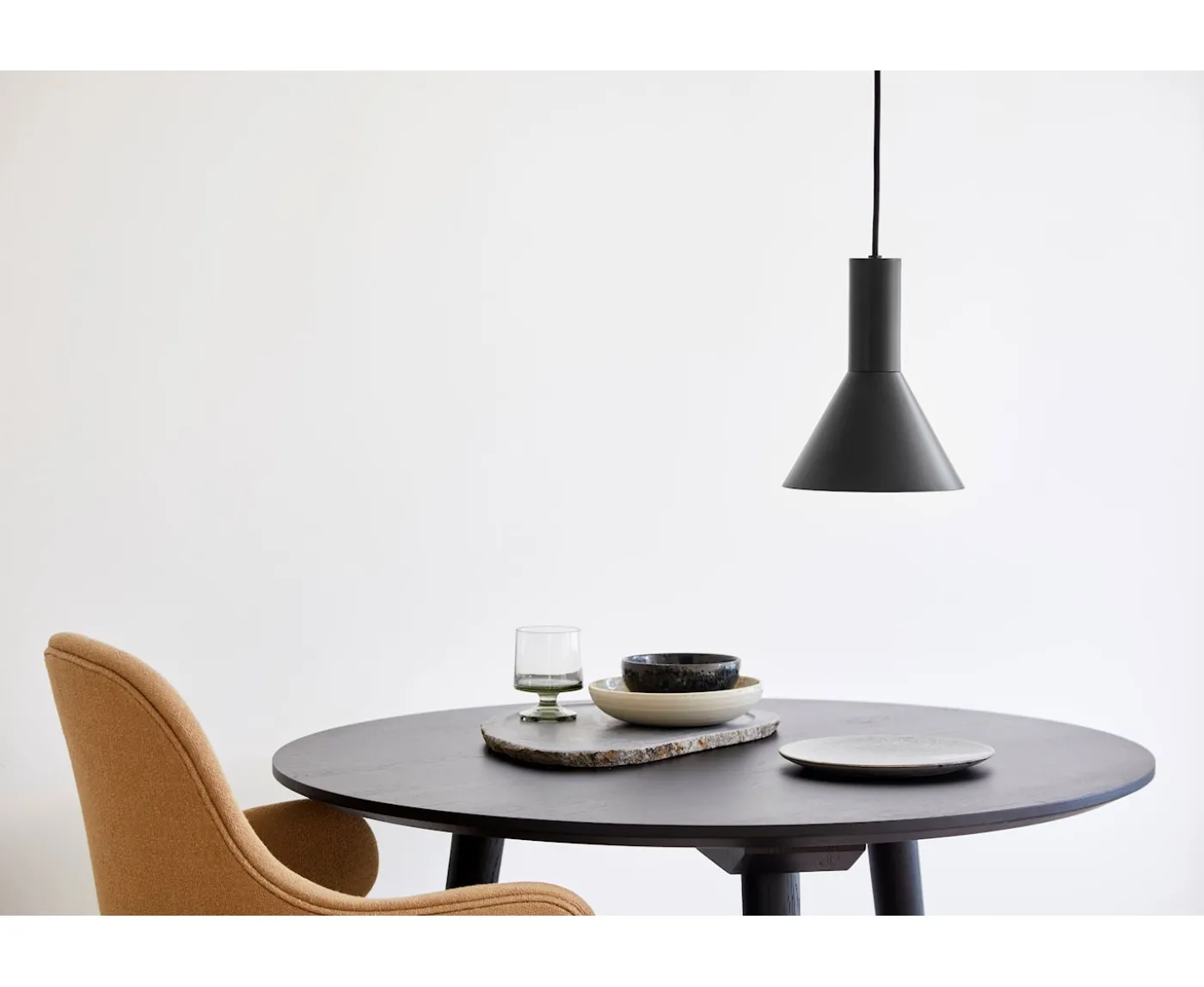 Frandsen Lyss Taklampa Matt Black Ø18