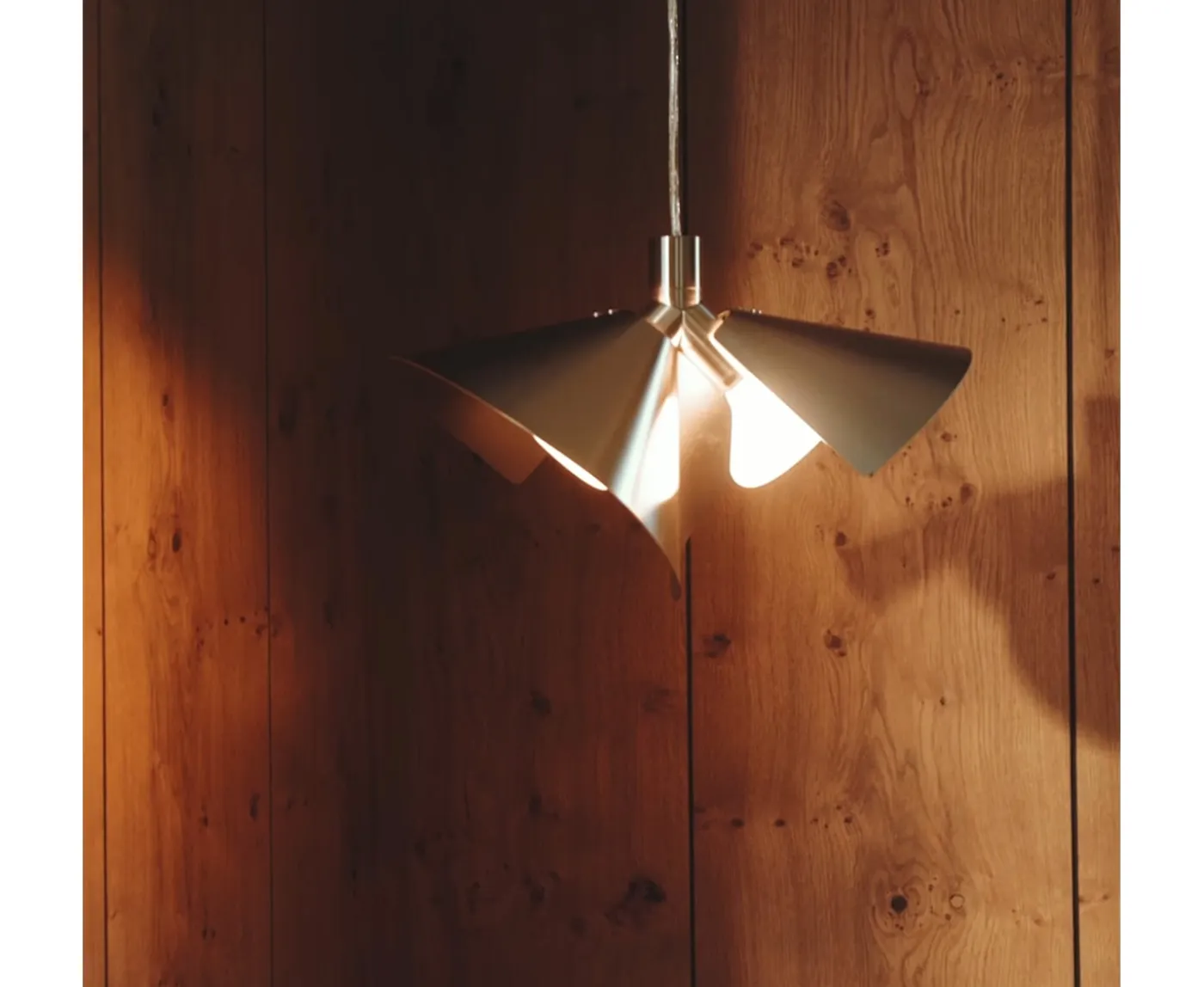 Frandsen Peel Taklampa Brushed Stainless Steel