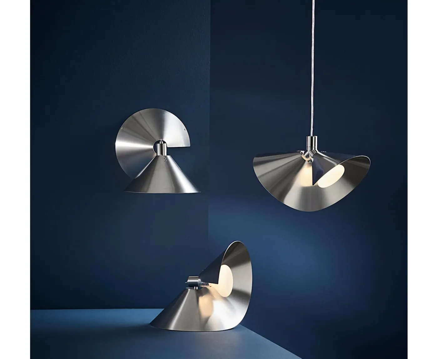 Frandsen Peel Taklampa Brushed Stainless Steel