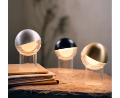 Frandsen Pila Portabel Bordslampa Brushed Aluminium 19cm