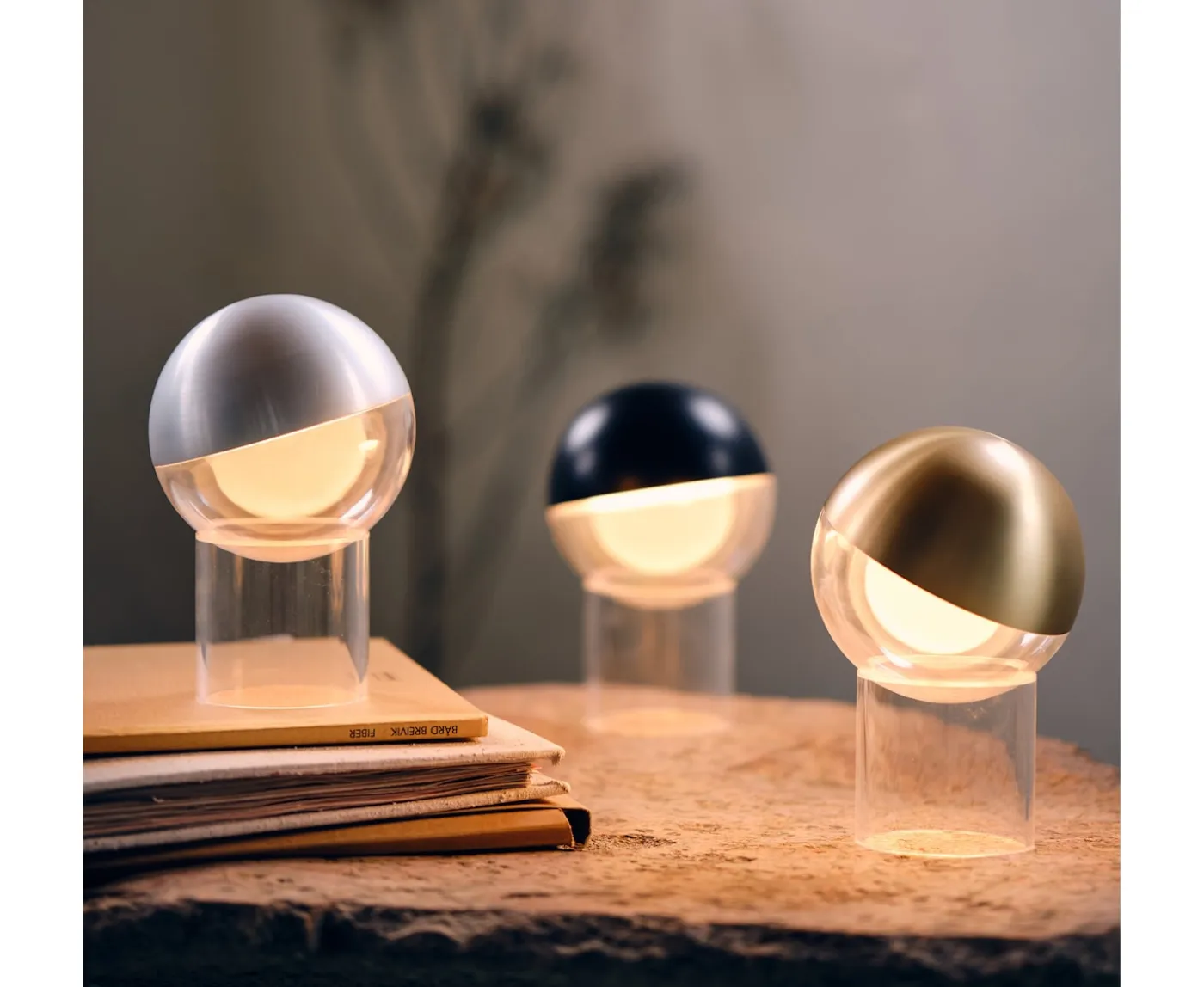 Frandsen Pila Portabel Bordslampa Brushed Aluminium 19cm