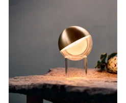 Frandsen Pila Portabel Bordslampa Solid Brass 19cm