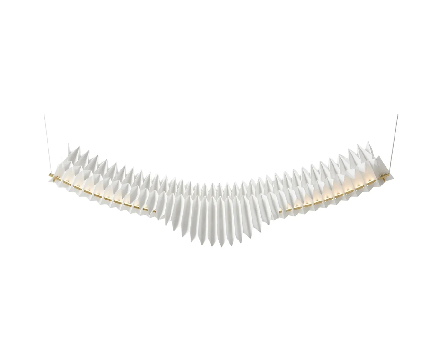 Frandsen Sora Taklampa Solid Brass/White