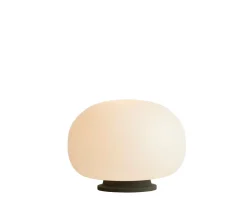 Frandsen Supernate Bordslampa Opal White/Black Ø28